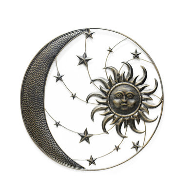 World Menagerie Wanddeko Sonne und Mond | Wayfair.de
